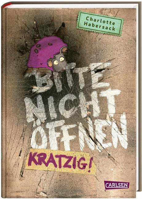 Jugendbuch, bitte nicht öffnen - kratzig