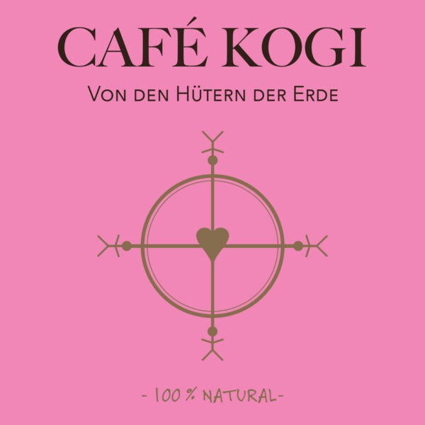 Schriftzug Café Kogi, von den Hütern der Erde
