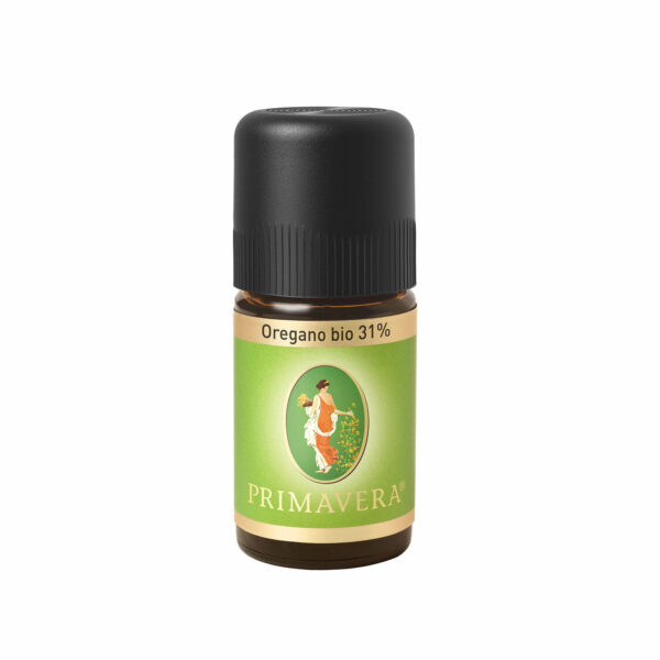 Flasche Primavera Ätherisches Öl, Oregano 31%, Bio