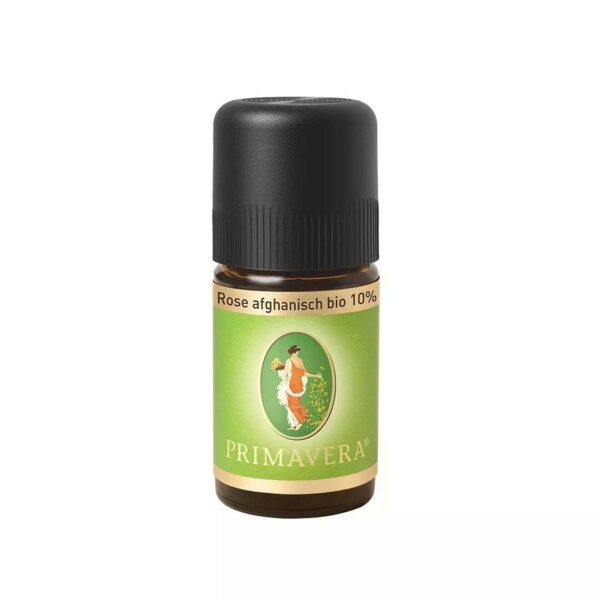 5 ml Flasche Primavera Ätherisches Öl, Rose afghanisch 10%, Bio