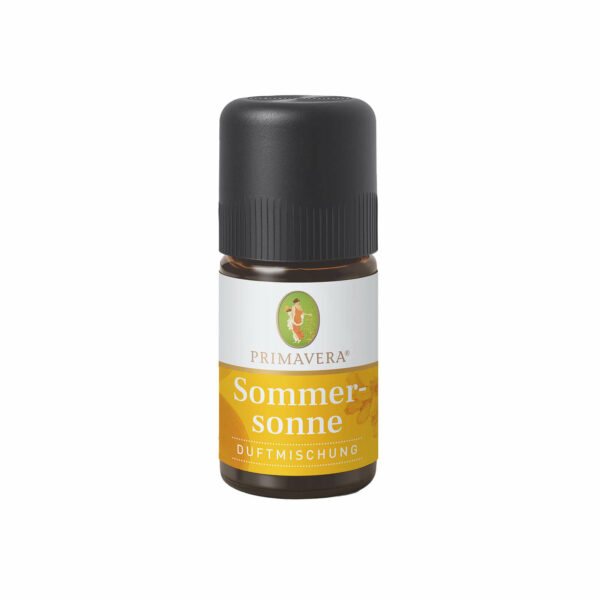 Flasche Primavera Duftmischung, Sommersonne