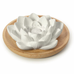 Duftstein/Duftträger in Form einer Lotusblüte von Primavera