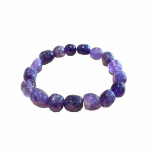 Armband bestehend aus lila Amethysten