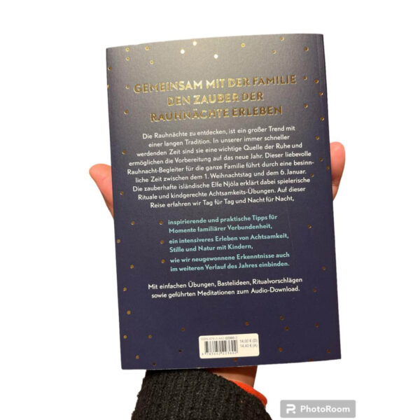 Buchrückseite Rauhnächte mit Kindern erleben